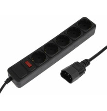 Удлинитель 5BITES SP5B-110U 5 роз х 1,0 м черный