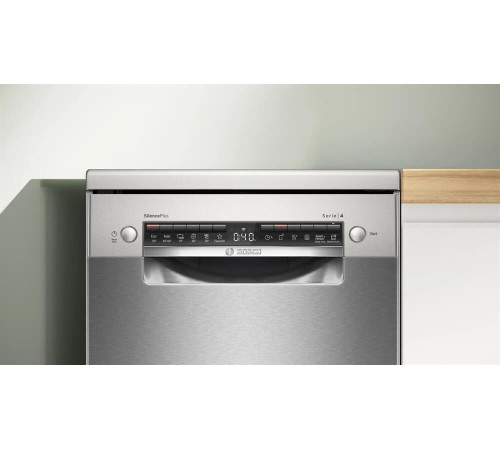BOSCH Посудомоечная машина SPS4HMI49E серебристый (узкая) инвертер