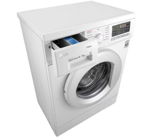 LG F1296CDS0X (с сушкой) белый