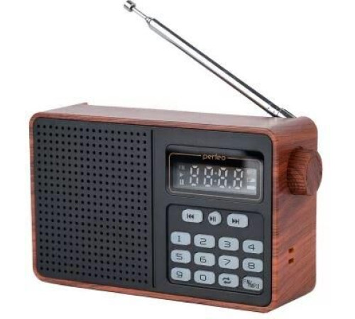 Радиоприемник PERFEO (PF_D0574) ALPINIST , коричневый
