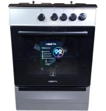 Газовая плита VESTA Bergamo VGG 6021.1 Серая с VD
