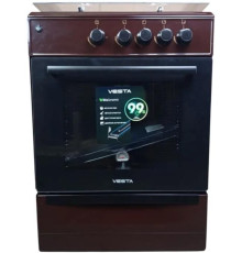 Газовая плита VESTA Bergamo VGG 10-G ГК дух с VD коричневый