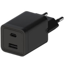 MAXVI A304, 3A, 1xUSB-A, 1xUSB-C, черный