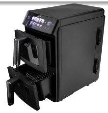 Аэрогриль ELTRONIC (777-03) 12 литров/2600w 2 Чаши (черный)